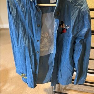 Disney Mickey Mouse jean shirt